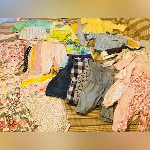 Baby Girl Clothing 6-9 Months Good Condition
